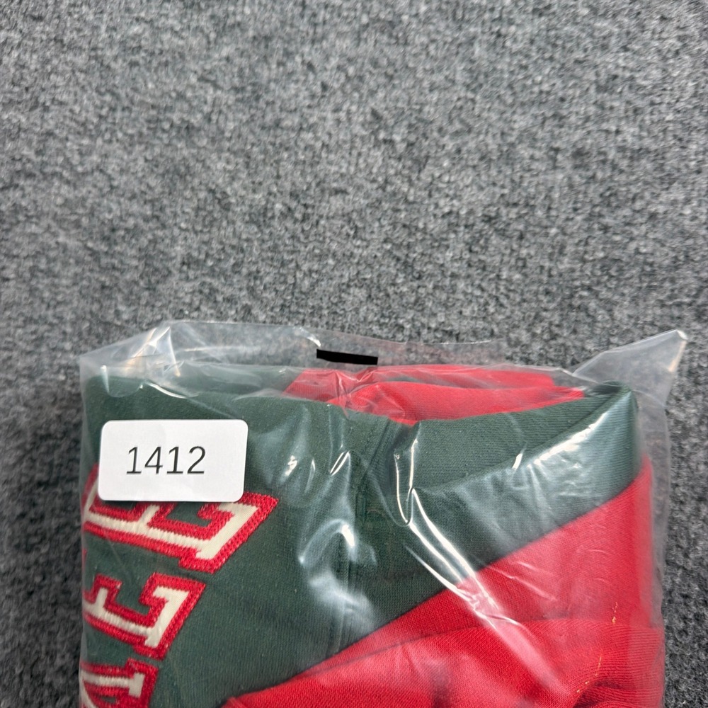 Vintage Reebok Milwaukee Bucks Hoodie Kids Size L 14-16 Green Red NBA Retro - Picture 15 of 15